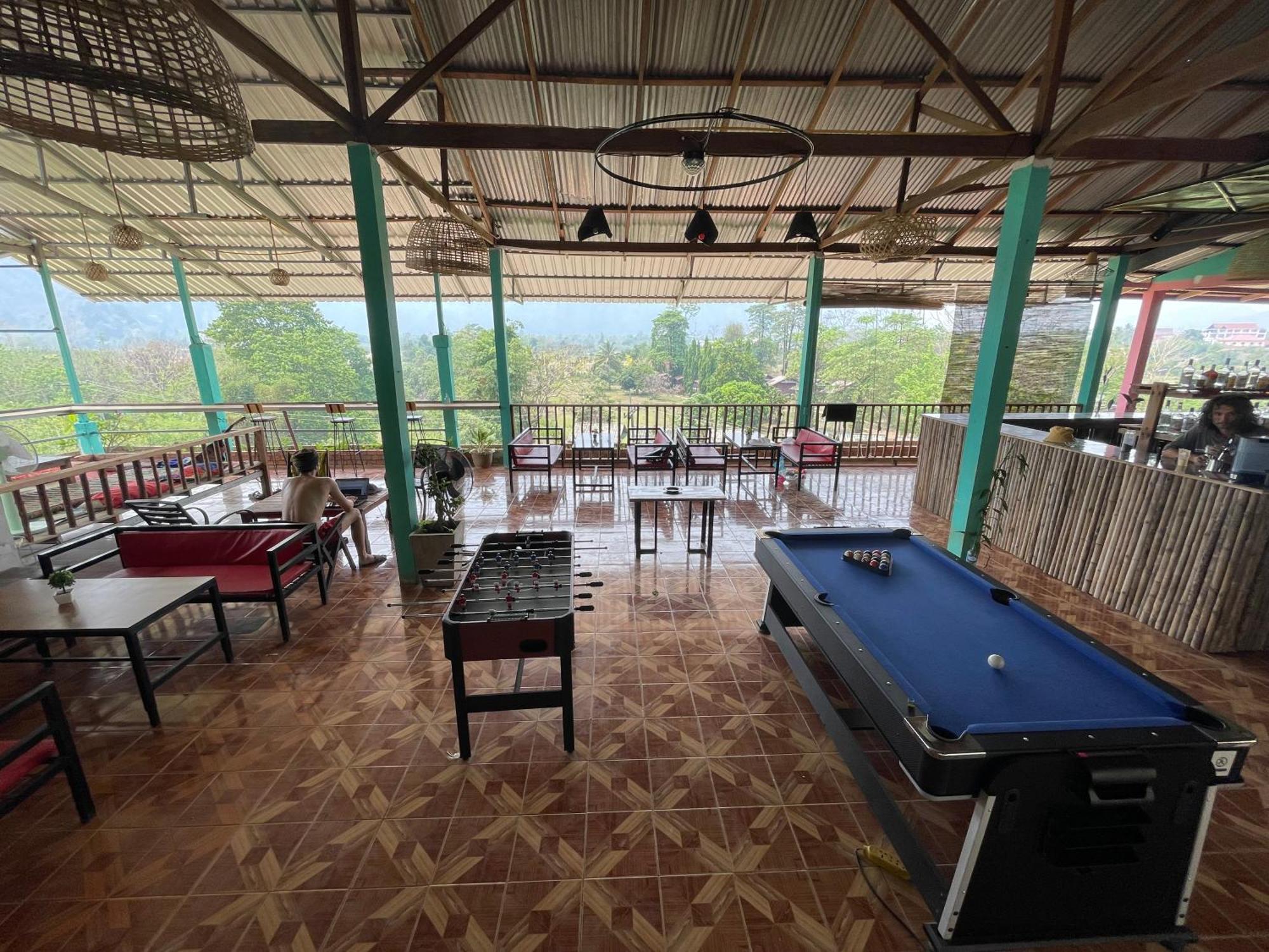 Blue Sunset Hostel Vang Vieng Exterior foto